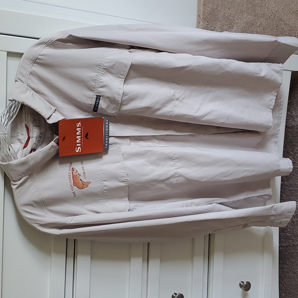 Simms long sleeved fishing shirt